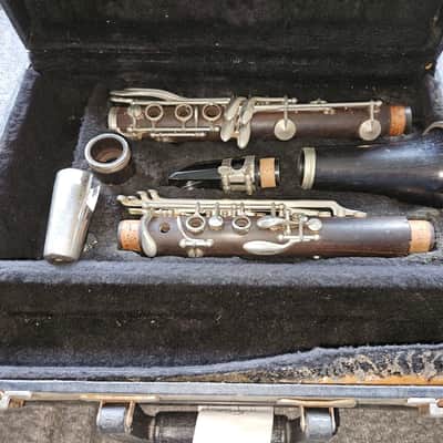 Noblet Normandy 10 Paris Wood Soprano Clarinet, France, Brown Stained Wood image 1