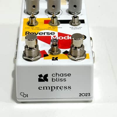 Chase Bliss Audio Reverse Mode C 2023 - White Graphic Mint image 3
