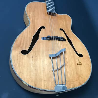 Soli / Hanika Record archtop guitar 50s - German vintage image 2