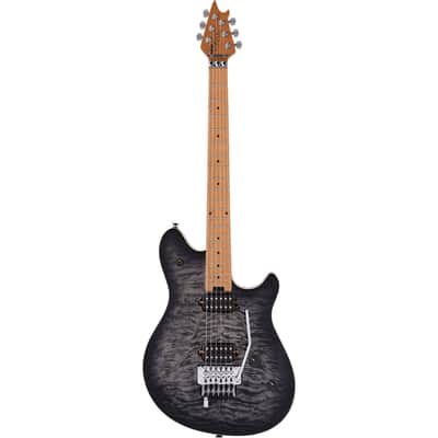 EVH Wolfgang Special QM with Baked Maple Fingerboard - Charcoal Burst image 2