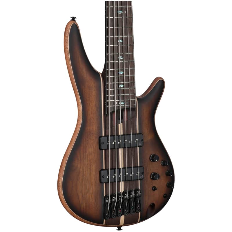 Ibanez SR1356B Premium Electric Bass, 6-String, Dual Mocha Burst Flame, Open Box (Very Good) image 1