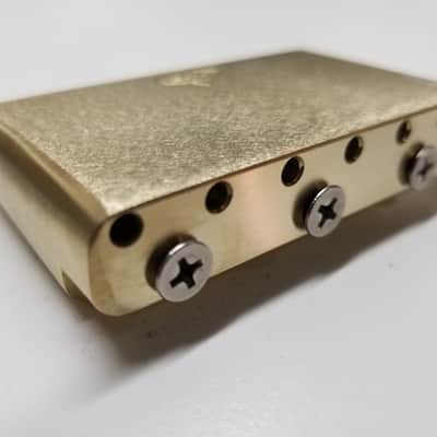 KGC MEGA-MASS Brass Tremolo Block - MIM Stratocaster - 2-1/16" Spacing-  Usually Custom Order! image 2