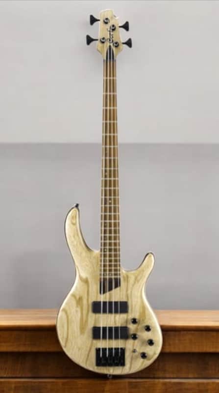 Cort Artisan Element 4-String Natural Open Pore Finish, Bartolini Electionics image 1