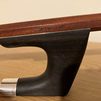 Double Bass German Frog Bow - Roy Collins - Pernambuco - 1/4 Size - Unique image 19