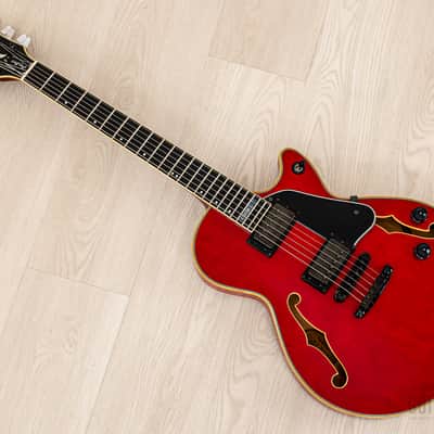 1989 Ibanez George Benson Signature GB30 Trans Red, Near-Mint w/ Case & Tag image 12