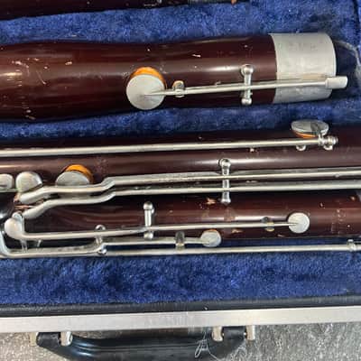 Linton brand Wood Bassoon. Made in USA image 4