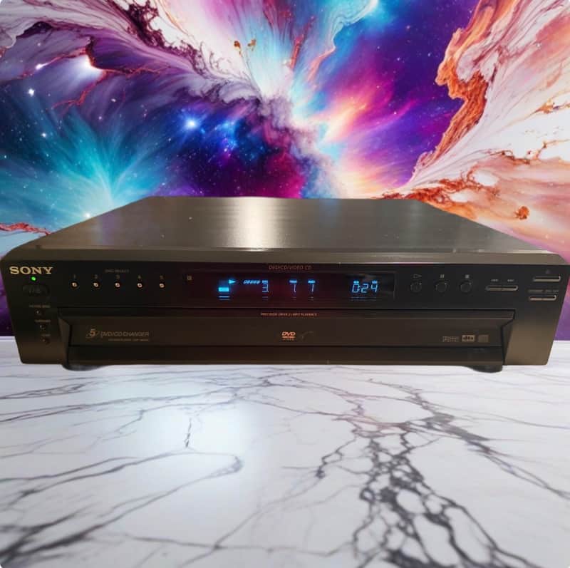 Sony DVP-NC615 5 Disc DVD/CD Carousel Changer Player Black Serviced Sounds Great