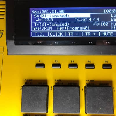 AKAI MPC2500 BRAND NEW LED Screen Display WHITE BLUE Blue/BLACK LCD image 7