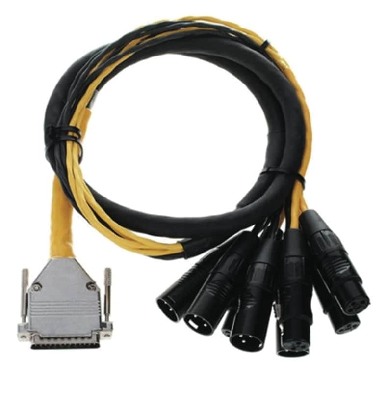 Pro Tools HD DB25 XLR M+F AES/EBU DigiSnake 4' 4935-00366-00 image 1