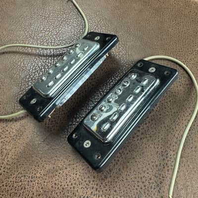 60's Matsumoku Pickups Greco w/Bezels and Mounts image 2