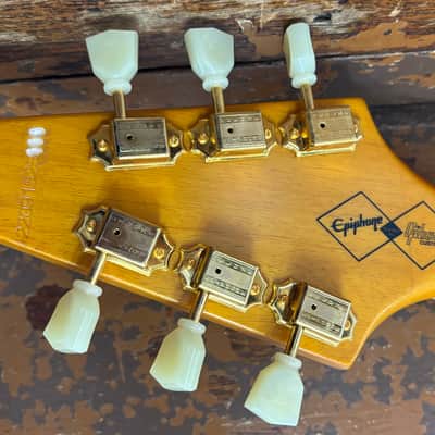 Epiphone "Inspired by Gibson Custom" 1958 Korina Flying V - w/OHSC image 6