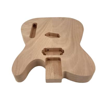 Electric Guitar Body Blank Solid wood Electric Guitar Body Unfinished Project Guitar Body Replacement (Mahogany wood) image 4
