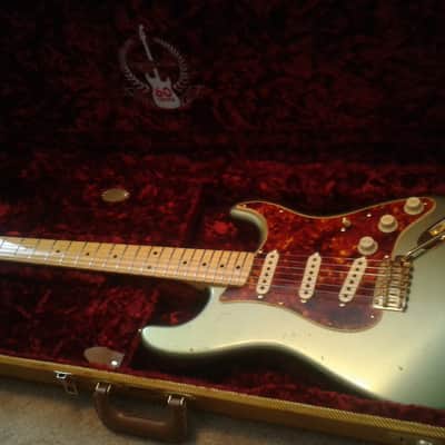 Fender G&G Tweed Strat / Tele Case - rare 60th Anniversary case, red poodle lining, lacquered tweed! image 4