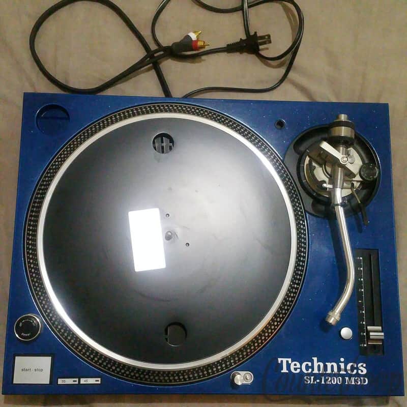 *Technics SL1200 M3D Turntable DJ Henray Custom Blue Direct Drive Record Player* image 1