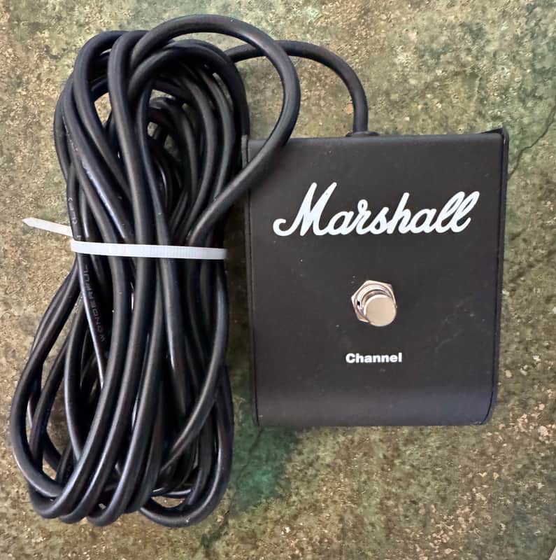Marshall PEDL-90003 Single-Button Amp Footswitch 2010s - Black image 1