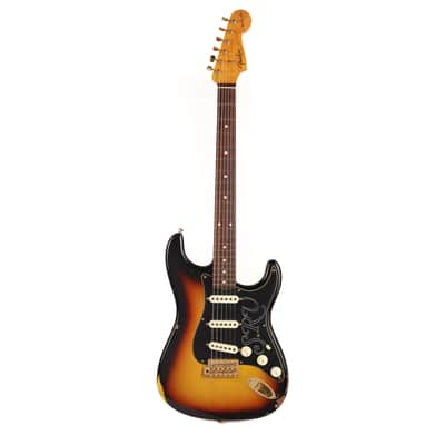 Fender Custom Shop  Stevie Ray Vaughan Signature Stratocaster Relic 3-Tone Sunburst image 3