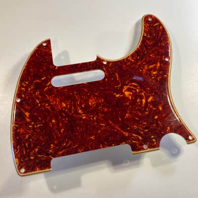 Custom Relic'd "Boots" Aged Fender 8 Hole Telecaster Pickguard Wide Bevel Celluloid Tortoiseshell image 7