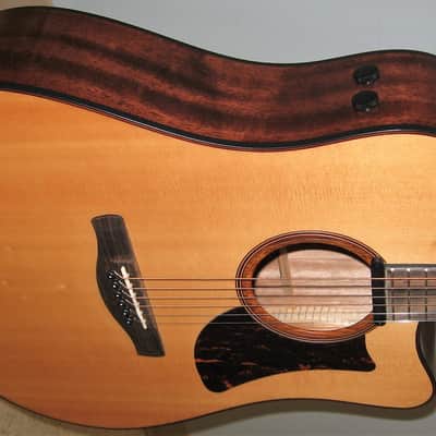 Ibanez AAD300CE-LGS Advanced Acoustic Dreadnought - Natural Low Gloss image 2