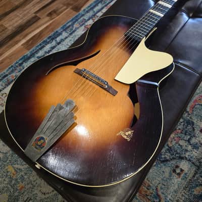 1960 Framus Sorella Archtop Cello Guitar Model F5/59 - Sunburst image 5