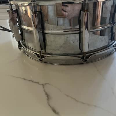 Pearl SensiTone Elite 14x6.5" Steel custom alloy Snare Drum 2010s - Chrome Over Steel image 6