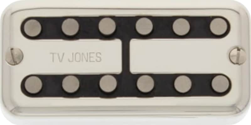 TV Jones Magna'Tron Humbucker Neck Pickup, Universal Mount, Nickel image 1
