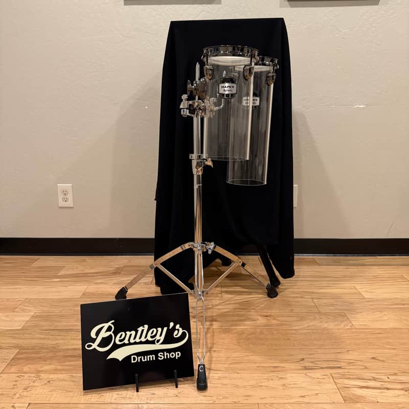 ~RARE!~ Mapex MyDentity Acrylic 12" & 16" Octoban Set Pair w/ Stand (Rm4) image 1