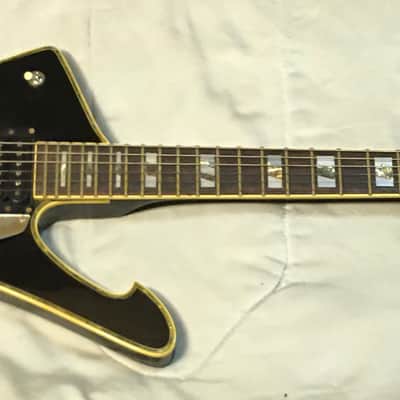 1996 Ibanez PS10-2 Vintage Paul Stanley Signature Iceman Black image 2