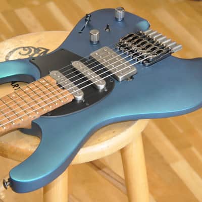 IBANEZ Q547 BMM Blue Chameleon Metallic Matte / Quest Series / 7-String Headless Electric Guitar / Q547-BMM / I221115788 image 6
