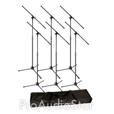 Ultimate Support JamStands JS-MCFB6PK 6-Pack Tripod Mic/Microphone Boom Stand image 2