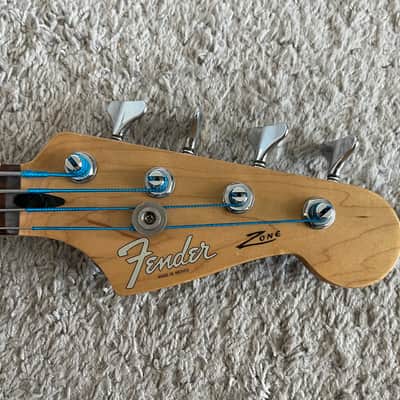 Fender Deluxe Zone Bass 2002 MIM Sienna Sunburst Rare 4-String Bass Guitar image 6