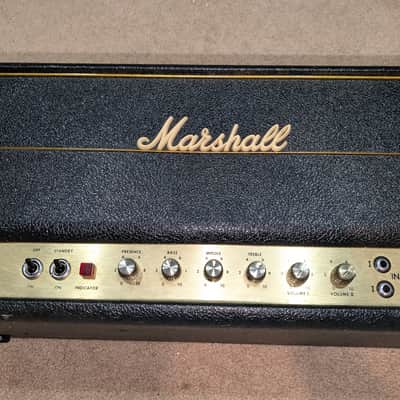 Marshall JMP 1959 Super Lead 2-Channel 100-Watt Guitar Amp Head 1967 - 1975 - Black image 3