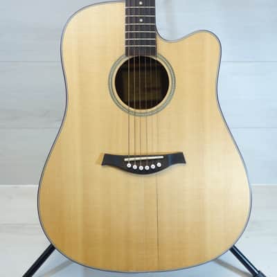Tagima Tagima Série Walnut TWO Folk Acoustic-Electric Guitar – Factory Second / Fishman Isys 2017-2019 - Natural image 2