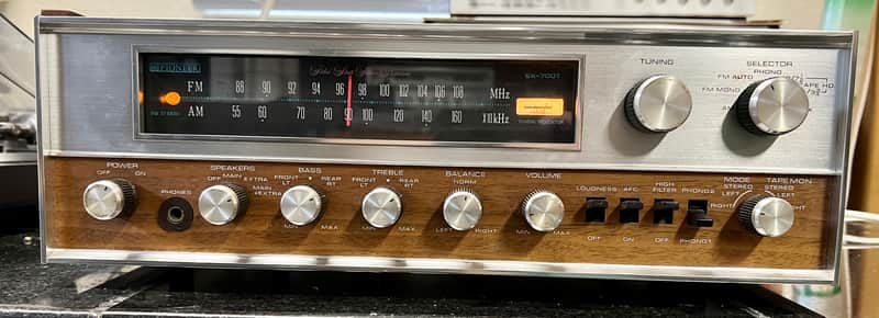 Pioneer SX-700T Solid State Vintage Stereo Receiver Silver Face Made in Japan; Tested image 1