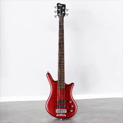 Warwick Pro Series Thumb BO-5 String-Burgundy Red Transparent Satin image 2