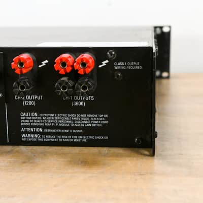 Crown Macro-Tech 36x12 2-Channel Power Amplifier CG015TH image 6