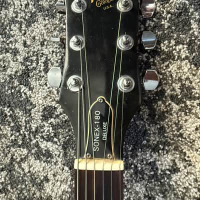 Gibson USA Sonex-180 Deluxe Candy Apple Red Vintage 1980 Les Paul Guitar *READ* image 5