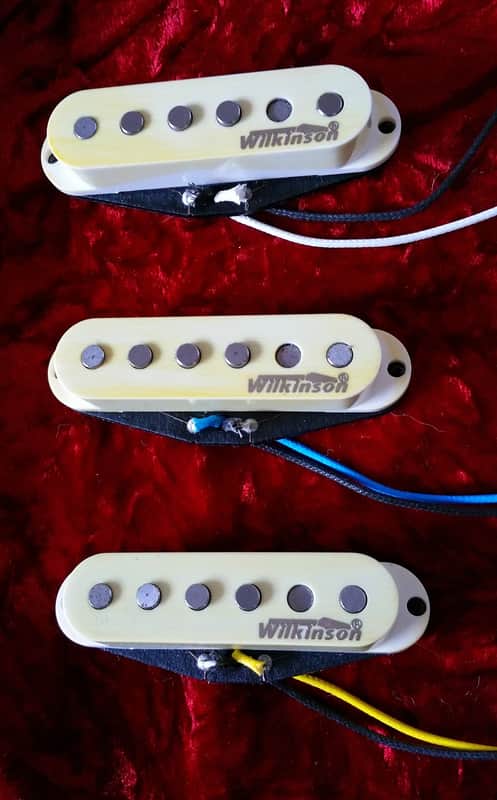 Wilkinson WVS Vintage Strat Pickups 2015 Ivory image 1