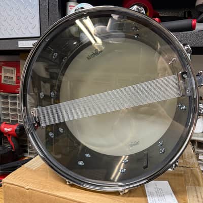 Ludwig Vistalite Reissue 6.5x14" Snare Drum - Smoke - Never Used image 7