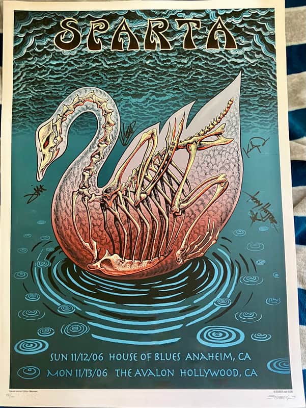 Sparta RARE Autographed Poster EMEK 2006 image 1