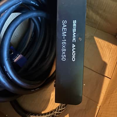 Seismic Audio 16x8x50 16-Channel XLR Snake Cable 50'  used 3 times!! image 5