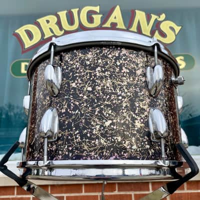 1960s Slingerland 8x12 Tom Drum Single Capri Pearl image 4