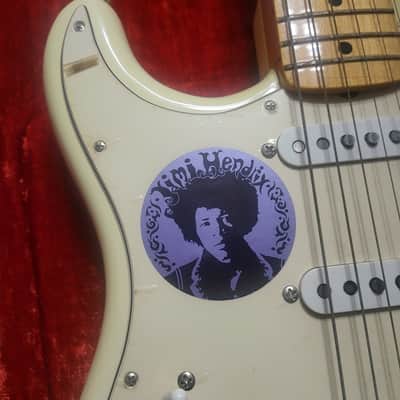 Fender Jimi Hendrix Artist Series Tribute Stratocaster 1997 - 1998 - Olympic White image 3
