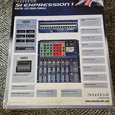 Soundcraft Si Expression 1 16-Channel Digital Mixer 2010s - Blue image 6