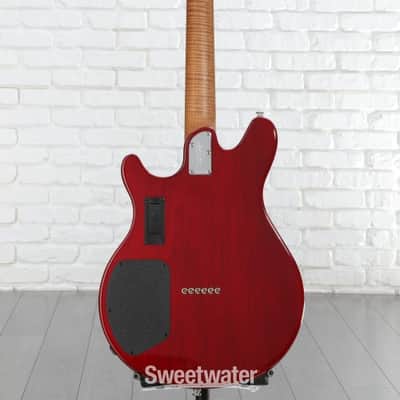 Ernie Ball Music Man Valentine HH Electric Guitar - Cherry (ValHHChd1) image 4