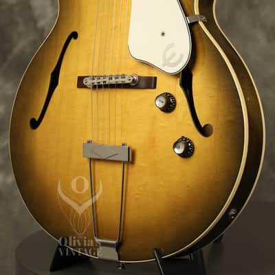all original 1965 Epiphone E452T Sorrento ROYAL OLIVE image 7