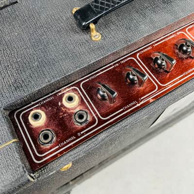 Vox AC15 Twin Bass 2x12" Combo Amplifier 1964 - Black image 8