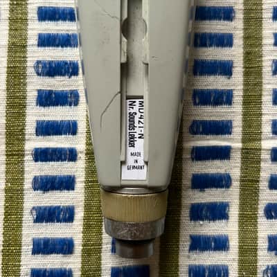*Serviced* 1960's Sennheiser MD 421-N Cardioid Dynamic Microphone White Grey MD421N MD421-N image 13