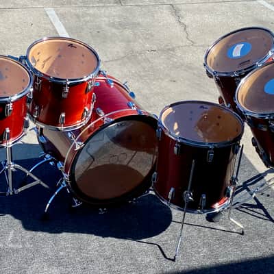 Ludwig Classic Maple 6ply Series 90's USA Mahogany Natural Finish. image 2