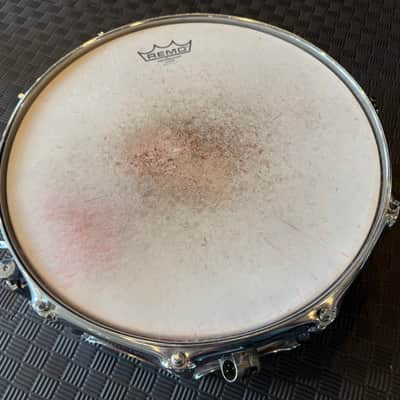 Yamaha Oak Custom Snare w/ May Mic System - Red Sparkle image 6