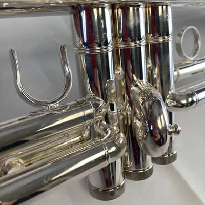 Blessing BTR-1460 Bb Trumpet – Silver-Plated – Intermediate Model – Excellent Condition – w/ Case SM#3632 image 9